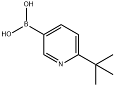2-叔丁基-5-吡啶硼酸 结构式