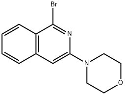 4-(1-bromoisoquinolin-3-yl)morpholine 结构式