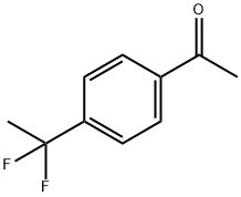 1-[4-(1,1-二氟乙基)苯基]-乙酮 结构式