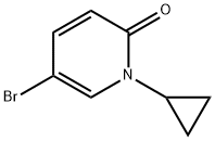 5-bromo-1-cyclopropylpyridin-2(1H)-one 结构式