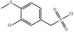 3-氯-4-甲氧基苯甲磺酰氯 结构式