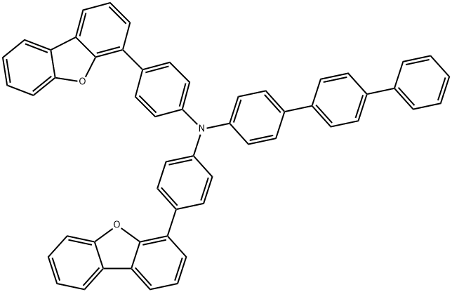 N,N-双(4-(4-氧芴基)苯基)-(4-三联苯基)-4-胺 结构式