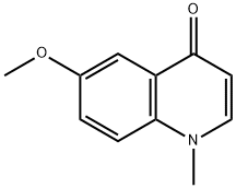 6-methoxy-1-methylquinolin-4(1H)-one 结构式