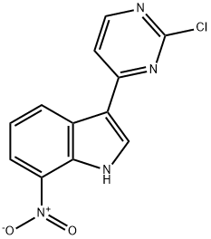 3-(2-氯嘧啶-4-基)-7-硝基-1H-吲哚 结构式