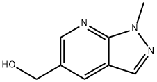 (1-methylpyrazolo[3,4-b]pyridin-5-yl)methanol 结构式
