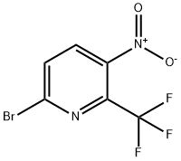 6-溴-3-硝基-2-(三氟甲基)吡啶 结构式