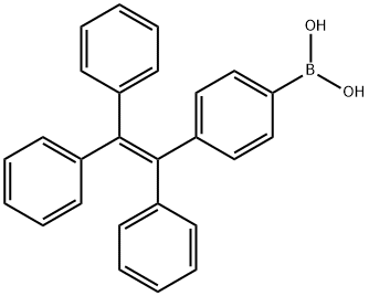 [1-(4-硼酸酯基苯基)-1,2,2-三苯基]乙烯 结构式