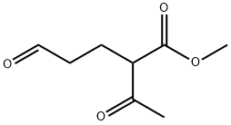 2-乙酰基-5-氧代戊酸甲酯 结构式