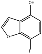 7-氟苯并呋喃-4-醇 结构式