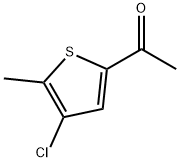 1-(4-氯-5-甲基噻吩-2-基)乙烷-1-酮 结构式