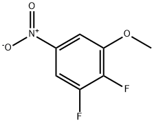 1,2-二氟-3-甲氧基-5-硝基苯 结构式