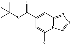 tert-butyl 5-chloro-[1,2,4]triazolo[4,3-a]pyridine-7-carboxylate 结构式