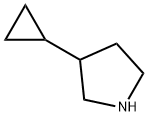 3-环丙基-吡咯烷 结构式