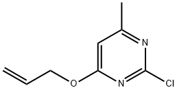 4-(烯丙氧基)-2-氯-6-甲基嘧啶 结构式