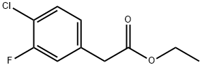 4-氯-3-氟苯乙酸乙酯 结构式
