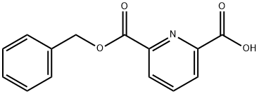 6-((苄氧基)羰基)吡啶甲酸 结构式