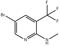 (5-Bromo-3-trifluoromethyl-pyridin-2-yl)-methyl-amine 结构式