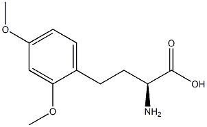 2,4-Dimethoxy-L-homophenylalanine 结构式