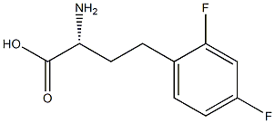 2,4-DIFLUORO-D-HOMOPHENYLALANINE 结构式