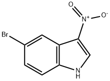 5-溴-3-硝基-1H-吲哚 结构式