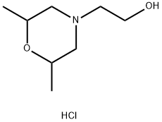 2-(2,6-二甲基吗啉-4-基)乙烷-1-醇盐酸 结构式