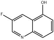 3-氟喹啉-5-醇 结构式
