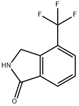 4-三氟甲基异吲哚啉-1-酮 结构式