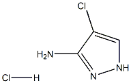 4-氯-1H-吡唑-3-胺(盐酸盐) 结构式