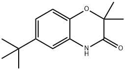 2,2-二甲基-6-叔丁基-2H-苯并[B][1,4]噁嗪-3(4H)-酮 结构式
