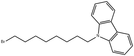 9-(8-溴辛基)-9H-咔唑 结构式