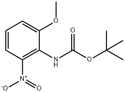 1-甲氧基-2-(BOC-氨基)-3-硝基苯 结构式