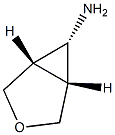 MESO-(1R,5S,6S)-3-氧杂二环[3.1.0]己烷-6-胺盐酸 结构式