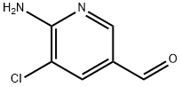 6-Amino-5-chloro-pyridine-3-carbaldehyde 结构式