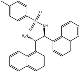 (1S,2S)-N-P-TOSYL-1,2-DI(1-NAPHTHYL)ETHYLENEDIAMINE 结构式