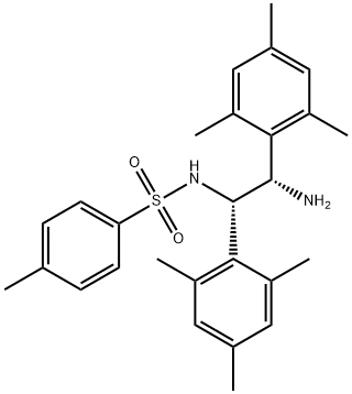 (1S,2S)-N-p-Tosyl-1,2-dimesitylethylenediamine 结构式