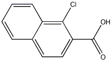 1-Chloro-2-naphthalenecarboxylic acid 结构式