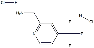 4-三氟甲基吡啶-2-甲胺双盐酸盐 结构式