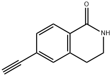 6-乙炔基-3,4-二氢异喹啉-1(2H)-酮 结构式
