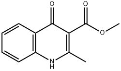 Methyl 2-methyl-4-oxo-1,4-dihydroquinoline-3-carboxylate 结构式