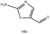 2-氨基噻唑-5-甲醛氢溴酸盐 结构式