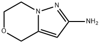 2-胺基-6,7-二氢-四氢吡唑并[5,1-C][1,4]F嗪 结构式