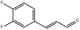 反式3,4-二氟肉桂醛 结构式
