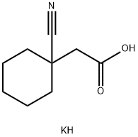 2-(1-氰基环己基)乙酸钾盐 结构式