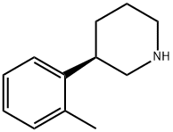 Piperidine, 3-(2-methylphenyl)-, (3R)- 结构式