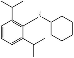 N-Cyclohexyl-2,6-bis(1-methylethyl)-Benzenamine 结构式