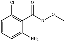 2-Amino-6-chloro-N-methoxy-N-methyl-benzamide 结构式