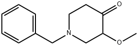 1-苄基-3-甲氧基-哌啶-4-酮 结构式