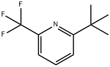 2-(叔丁基)-6-(三氟甲基)吡啶 结构式