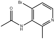 N-(4-Bromo-2-methylpyridin-3-yl)acetamide 结构式