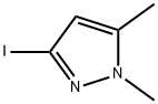 3-IODO-1,5-DIMETHYL-1H-PYRAZOLE 结构式